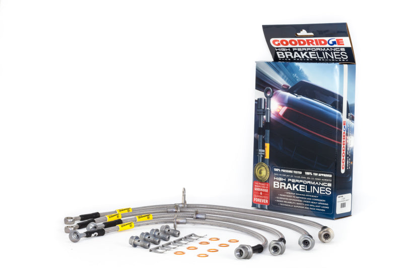 GR G-Stop Brake Line Kits - Goodridge 02/06-12 Toyota Avalon (All Models) SS Brake Line Kit