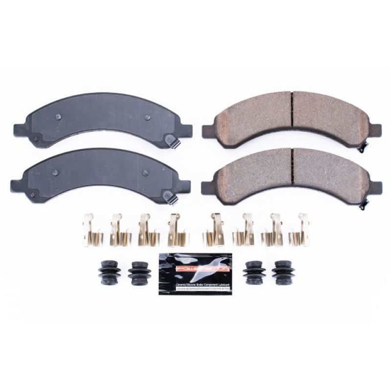 PSB Z23 Evolution Brake Pads - Power Stop 03-09 Chevrolet Express 3500 Rear Z23 Evolution Sport Brake Pads w/Hardware