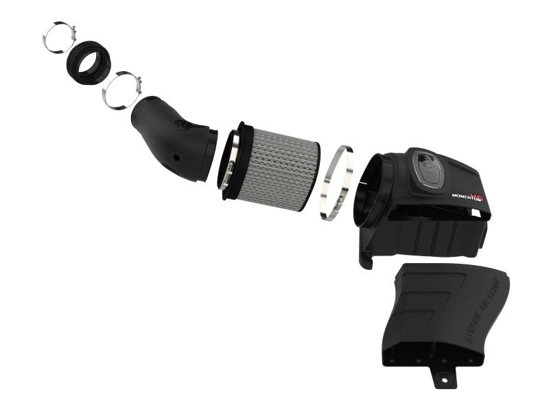 AFE Momentum HD Cold Air Intakes - aFe POWER Momentum HD Cold Air Intake System w/ Pro Dry S Media 94-97 Ford Powerstroke 7.3L