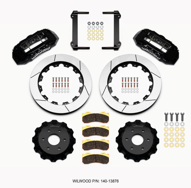 WIL TX6R Brake Kit - Wilwood TX6R Front Kit 16.00in Black 1999-2014 GM Truck/SUV 1500