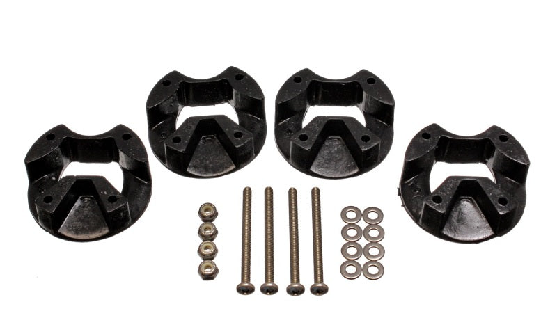 ES Motor Mounts - Black - Energy Suspension 03-05 Dodge SRT4 Black Motor Mount Inserts