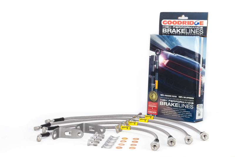 GR G-Stop Brake Line Kits - Goodridge 06-11 Honda Civic (Rear Disc Models) Stainless Steel Brake Line Kit