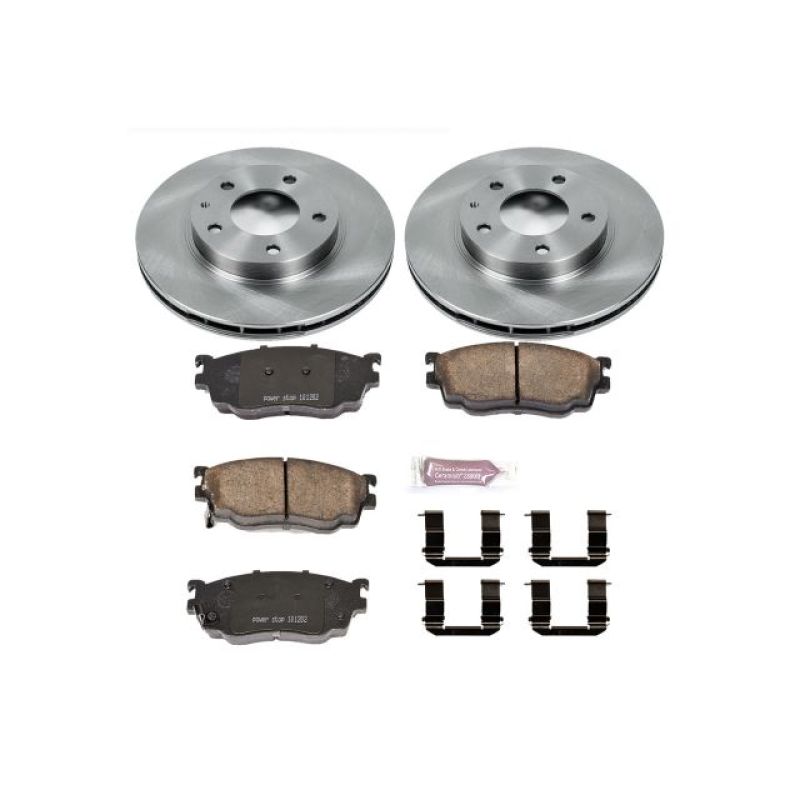 PSB Autospecialty Kit - Power Stop 98-02 Mazda 626 Front Autospecialty Brake Kit