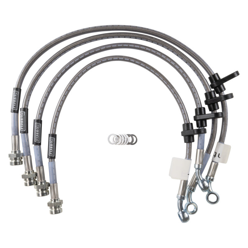 RUS Brake Line Kits - Russell Performance 03-05 Honda Civic Si/02-06 Acura RSX Type S  Brake Line Kit