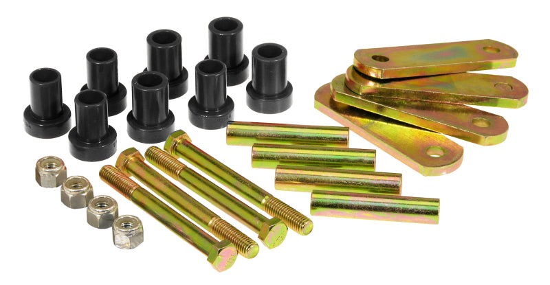 PRO Spring/Shackle Bush- Blk - Prothane 63-74 Chrysler A Body HD Shackle Bushings - Black