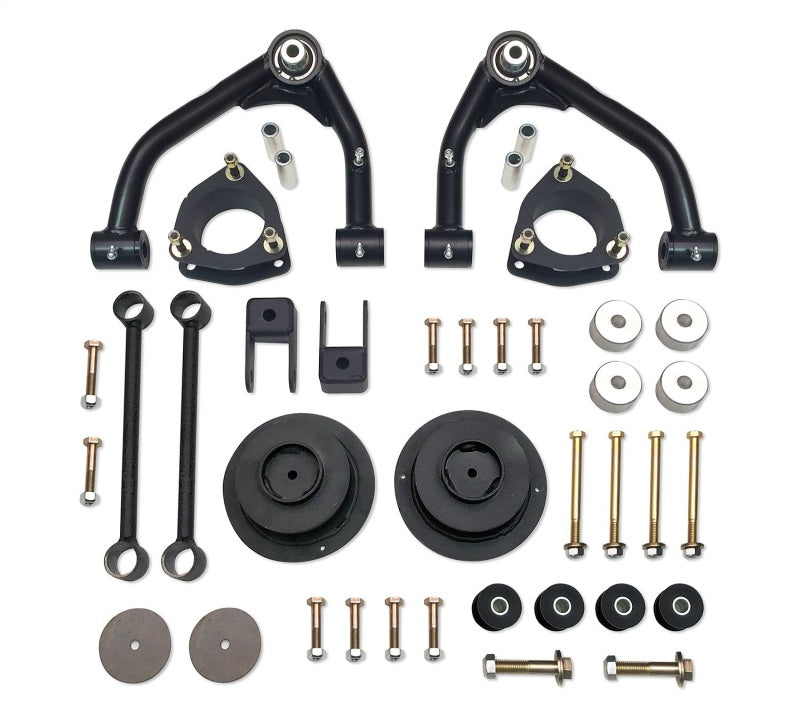 TUF Lift Kits - Tuff Country 14-18 Suburban 1500 4x4 4in Uni-Ball Lift Kt (Alum/Stmp 2Pc Stl Up Cntrl Arm No Shocks)