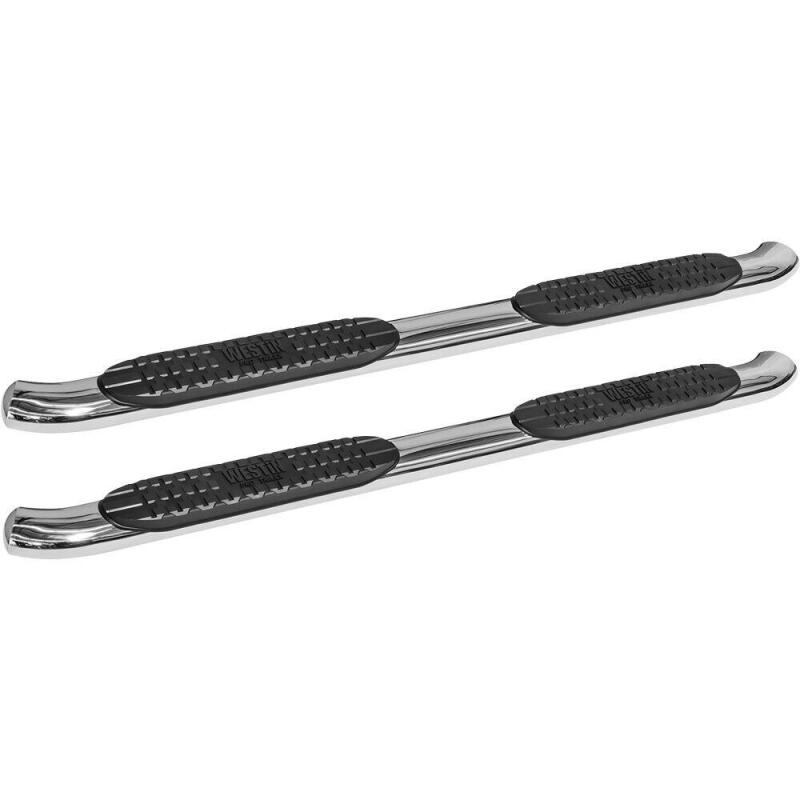 WES Nerf Bars - PRO TRAXX 4 - Westin 2016-2018 Nissan Titan XD Crew Cab PRO TRAXX 4 Oval Nerf Step Bars - SS