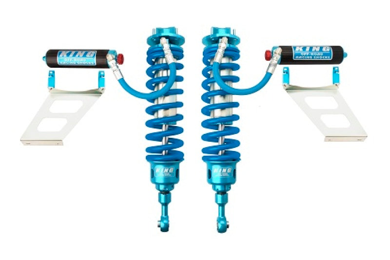 KIN 3.0 Coilovers - King Shocks 2007+ Toyota Tundra Front Stage 3 Race Kit 3.0 Dia Remote Res Coilover w/Adjuster (Pair)