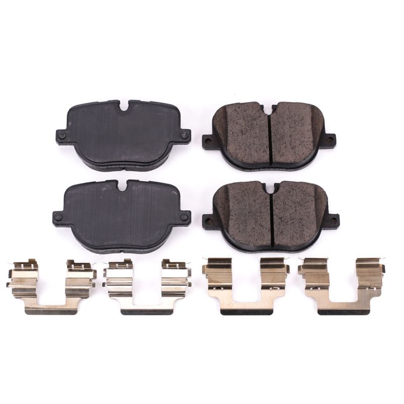 PSB Z17 Evolution Brake Pads - Power Stop 10-12 Land Rover Range Rover Rear Z17 Evolution Ceramic Brake Pads w/Hardware