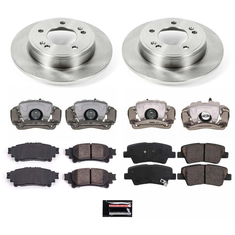 PSB Autospecialty Kit w/Cals - Power Stop 2016 Hyundai Veloster Rear Autospecialty Kit w/Calipers