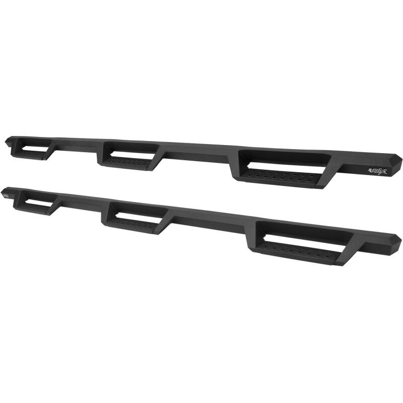 WES Nerf Bars - HDX Drop - Westin/HDX 07-19 Chevy Silv 2500/3500 Crew (8ft) (Excl Dually) Drop WTW Nerf Step Bars - Blk