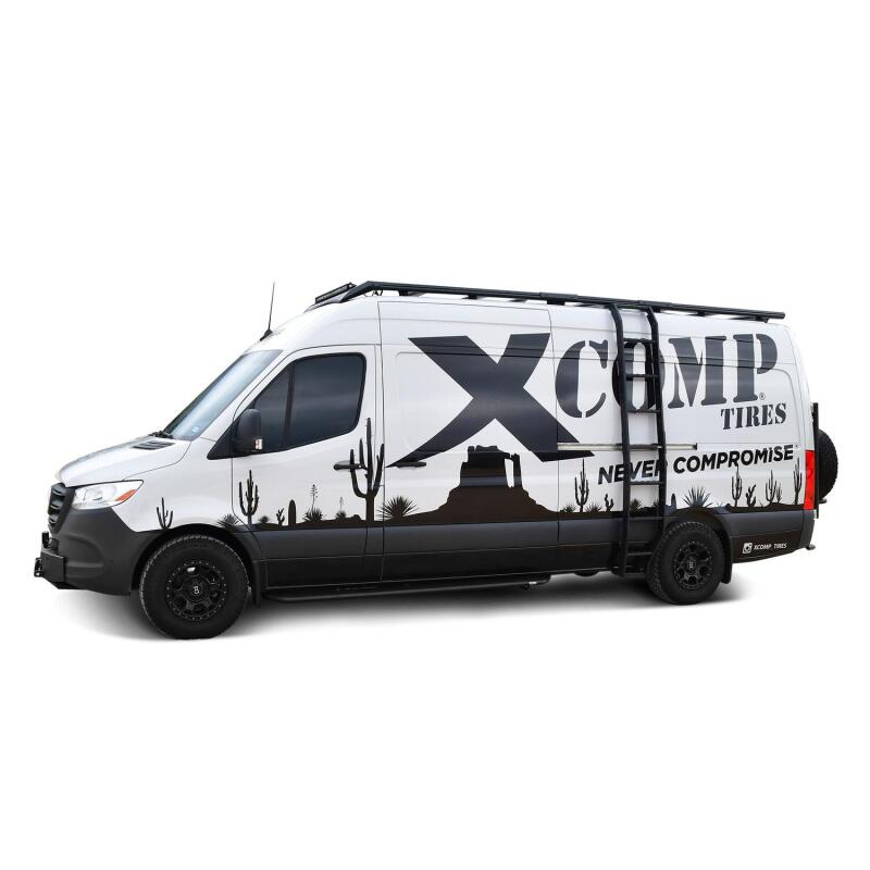 WES Nerf Bars - Outlaw - Westin 07-23 Mercedes-Benz Sprinter w/ 144in. Wheelbase Outlaw Nerf Step Bars - Textured Black
