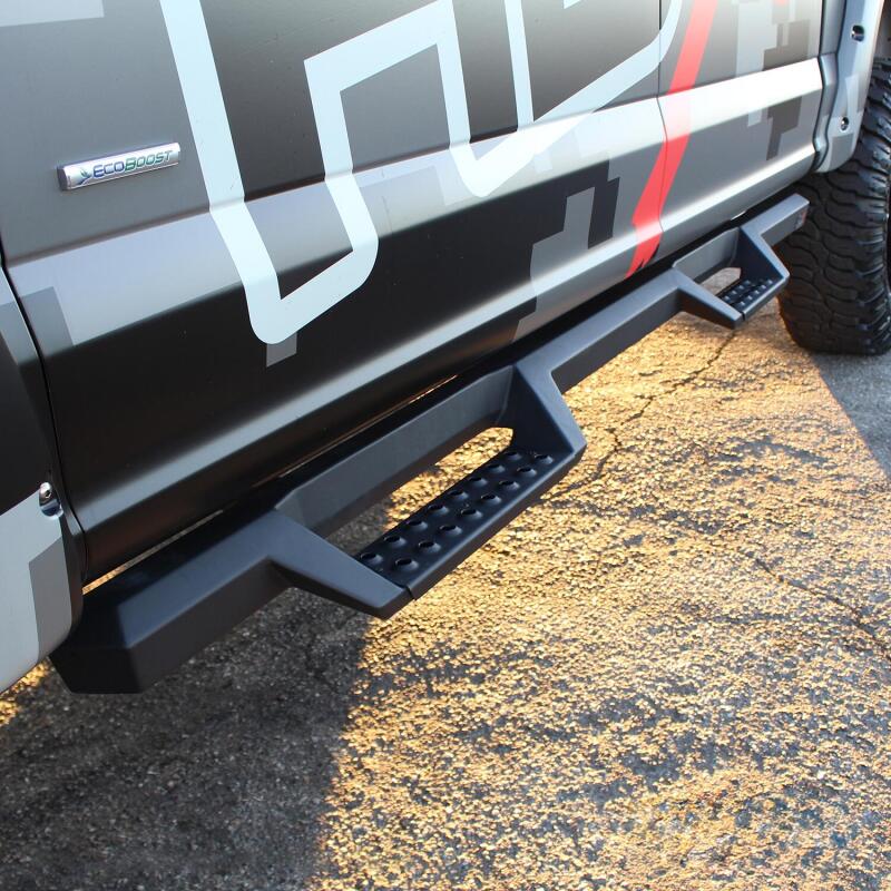 WES Nerf Bars - HDX Drop - Westin/HDX 17-18 Ford F-150 SuperCrew Drop Nerf Step Bars - Textured Black