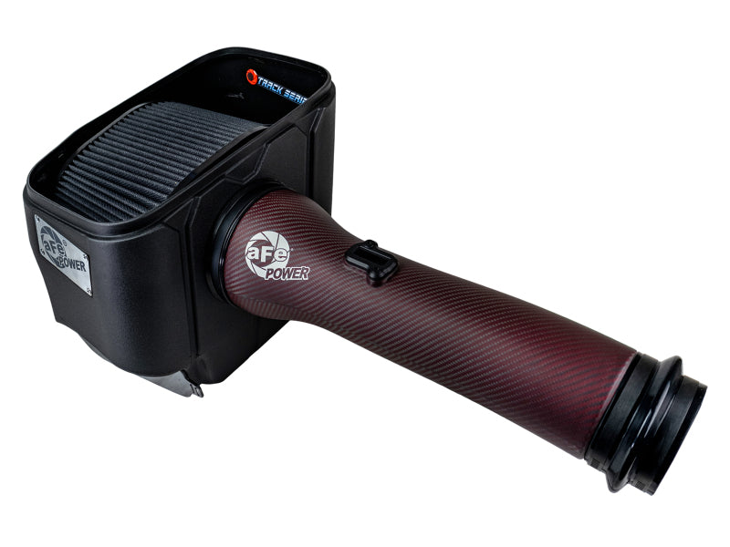 AFE Track Series Intake - aFe 2025+ Dodge Ram 1500 RHO Track Series Red Kevlar Cold Air Intake System w/ Blk Pro 5R Filter
