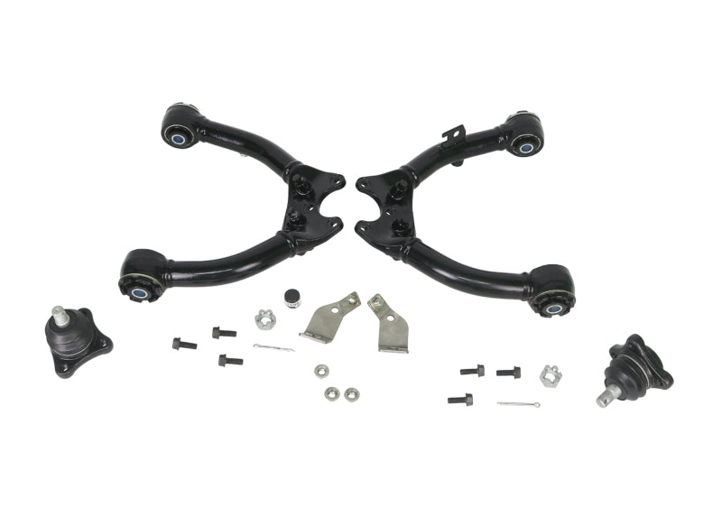 WL Control Arms - Front - Whiteline 2001-2006 Mitsubishi Montero Front Upper Control Arm - Fixed Offset -