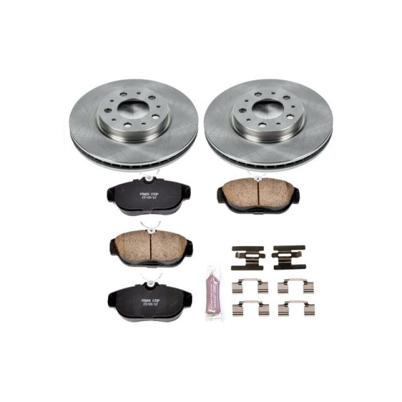 PSB Autospecialty Kit - Power Stop 95-97 Volvo 960 Front Autospecialty Brake Kit