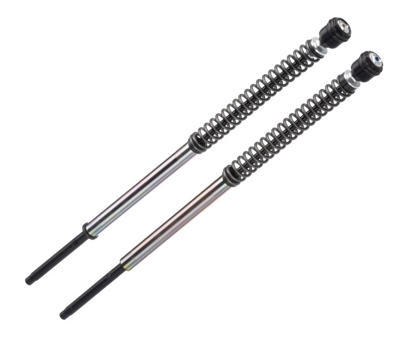 BIT JBH1 Fork Cartridge Kits - Bitubo JBH1 Pressurized Cartridge Adj.: Spring Prld, Reb., Comp., w/o Oil, Blk Ring Lower To -10mm