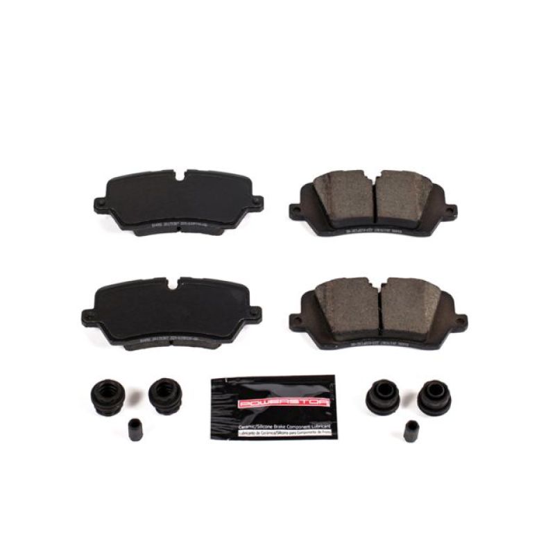 PSB Z23 Evolution Brake Pads - Power Stop 17-19 Land Rover Discovery Rear Z23 Evolution Sport Brake Pads w/Hardware