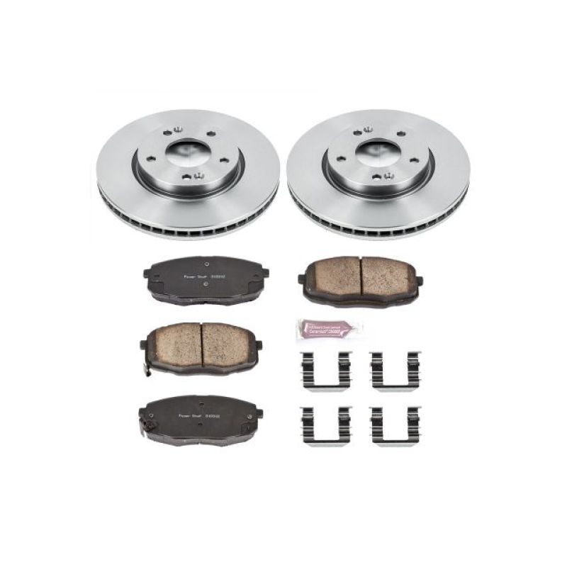 PSB Autospecialty Kit - Power Stop 09-12 Hyundai Elantra Front Autospecialty Brake Kit