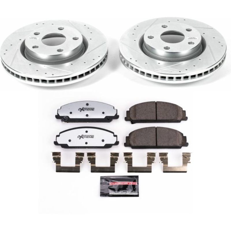 PSB Z26 Street Warrior Kit - Power Stop 08-09 Pontiac G8 Front Z26 Street Warrior Brake Kit