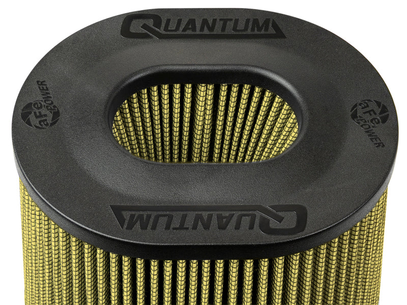 AFE Quantum Intakes - aFe Quantum Pro Guard 7 Air Filter Inverted Top - 5.5inx4.25in Flange x 9in Height - Dry PG7