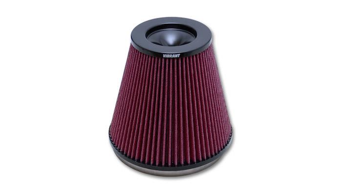 VIB Air Filters - Vibrant The Classic Perf Air Filter 5in Cone OD x 7in Height x 7in Flange ID