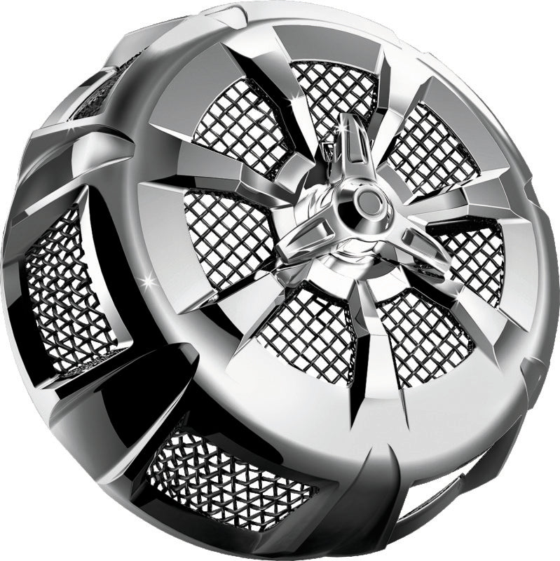 KUR Air Cleaner Covers - Kuryakyn Alley Cat Air Cleaner Cover Screamin Eagle Stage 1 Kits Chrome
