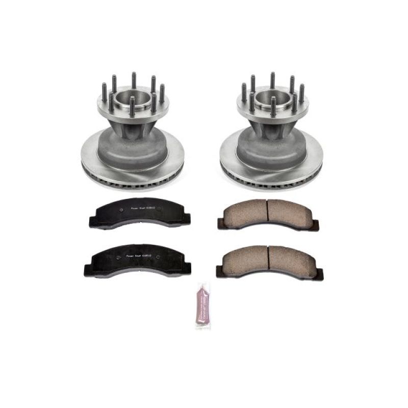 PSB Autospecialty Rotor - Power Stop 03-04 Ford F-350 Super Duty Front Autospecialty Brake Kit