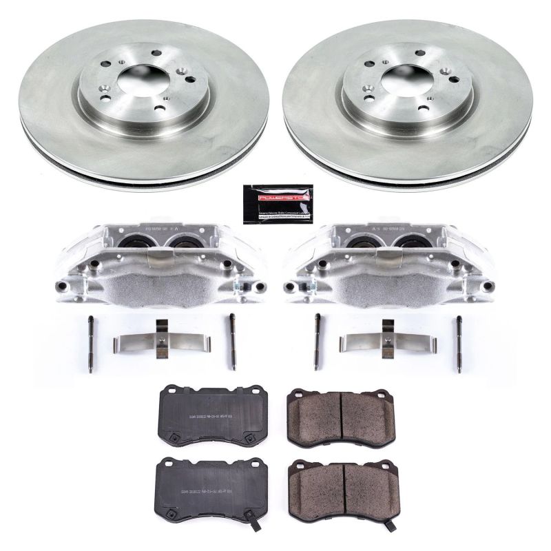 PSB Autospecialty Caliper - Power Stop 04-08 Acura TL Front Autospecialty Kit w/Cals