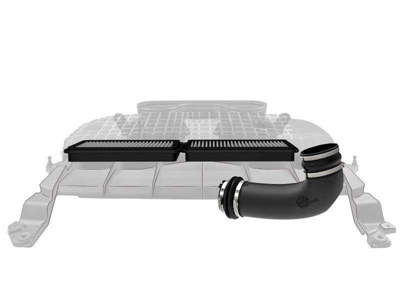 AFE Super Stock Induction System - aFe 21-23 Ram 1500 TRX HEMI V8 6.2L (sc) Super Stock Induction System w/ Pro DRY S Filters