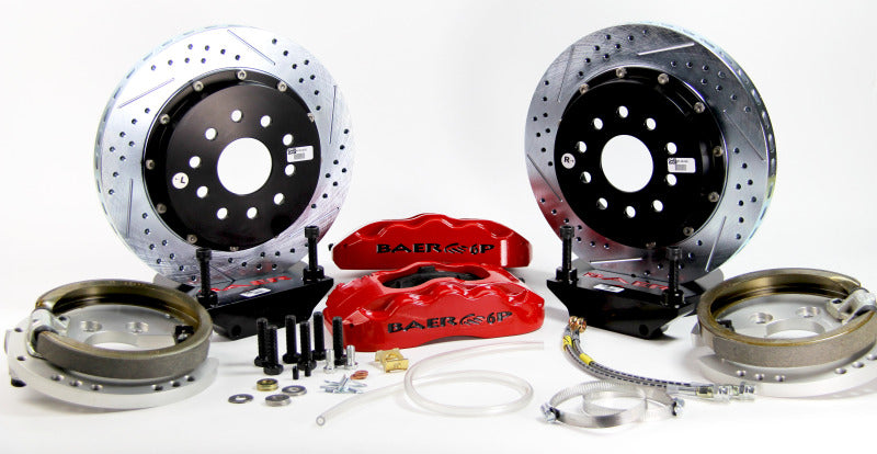 BAE Pro Brake Kits - Baer Brakes 82-92 Chevrolet Camaro 13in Pro+ Rear SDZ Brake Kit - Red
