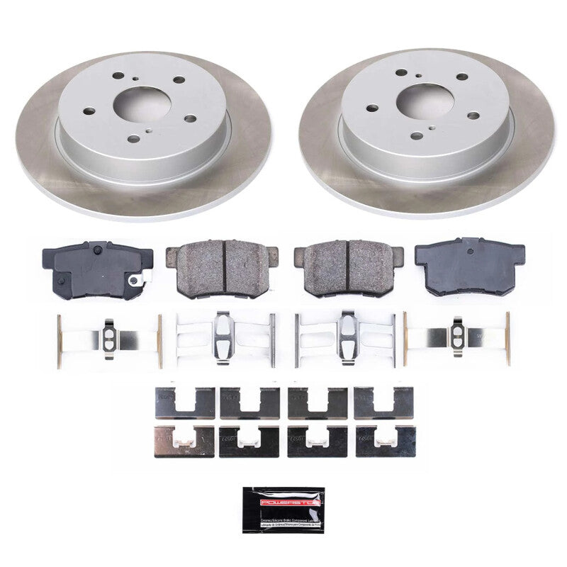 PSB Semi-Coated Rotor Kits - Power Stop 07-13 Suzuki SX4 Rear Semi-Coated Rotor Kit