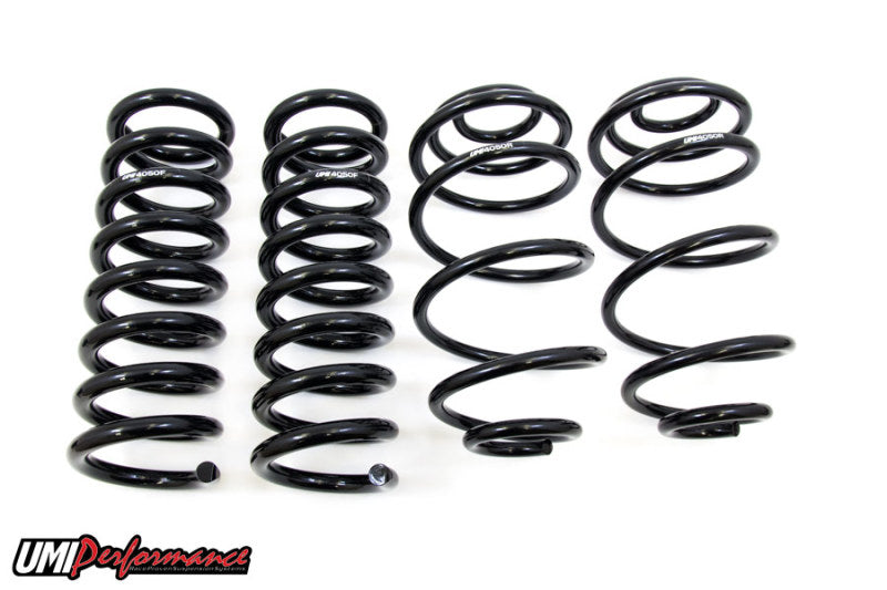 UMI Lowering Springs - UMI Performance 78-88 G-Body Lowering Spring Kit 1in Lowering