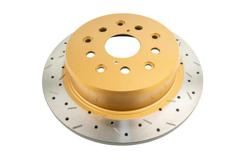 DBA 4000 Slot&Drill Rotors - DBA 00-05 Lexus IS300 Rear Drilled & Slotted 4000 Series Rotor