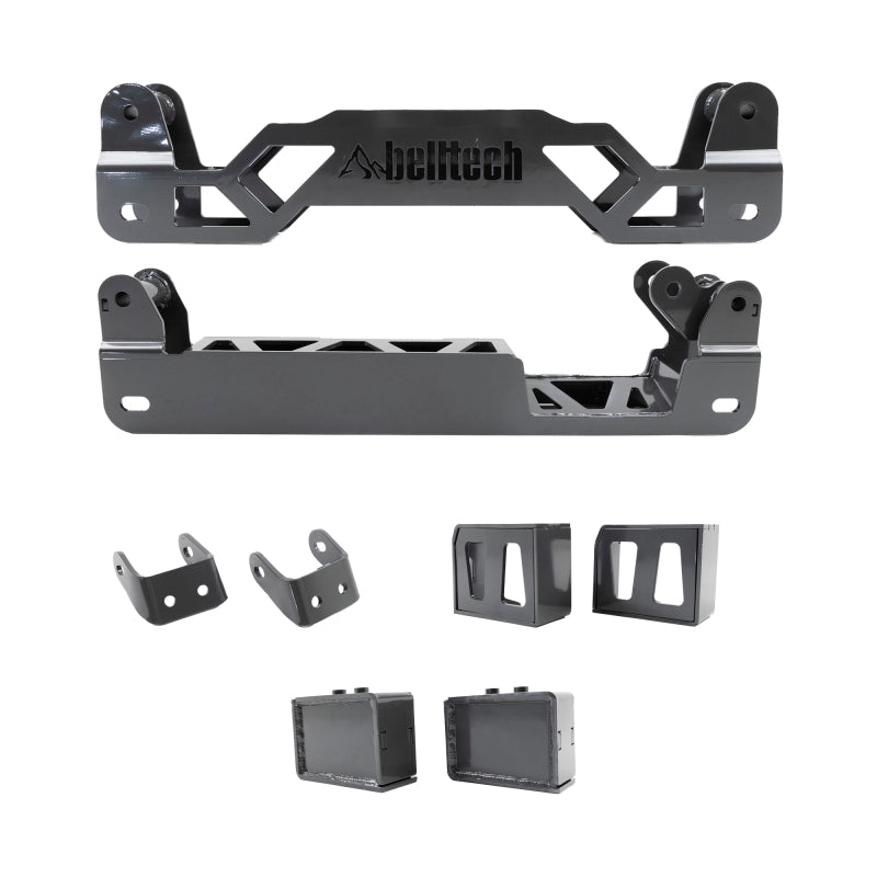 BT Lift Kit w Shocks - Belltech Belltech 15-20 Ford F-150 6in-7in Lift Kit w/ Trail Performance Coilovers & Shocks