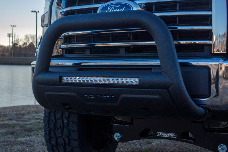 LND Bull Bars - Lund 11-16 Ford F-250 Super Duty Bull Bar w/Light & Wiring - Black
