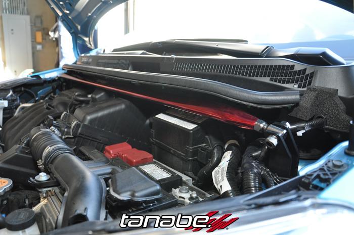 TAN Strut Tower Bars - Front - Tanabe Sustec Front Strut Tower Bar 14 Nissan Versa Note