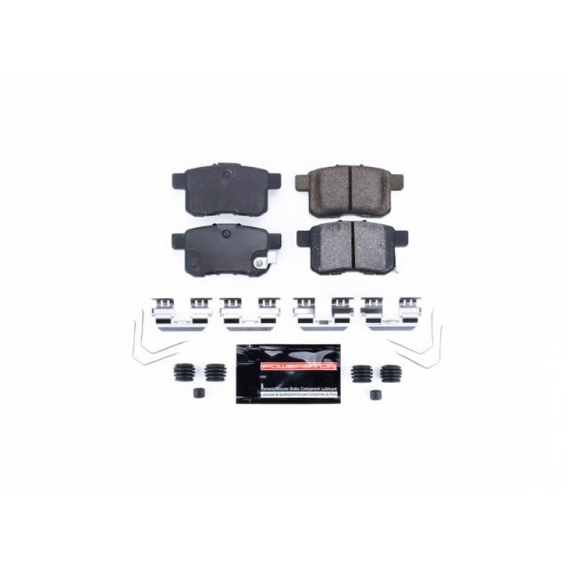 PSB Z23 Evolution Brake Pads - Power Stop 11-14 Acura TSX Rear Z23 Evolution Sport Brake Pads w/Hardware