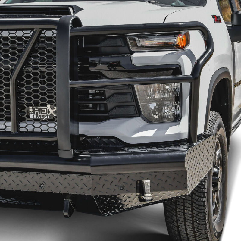 WES HDX Front Bumpers - Westin 2025 Chevrolet Silverado 2500/3500 HDX Bandit Front Bumper - Black