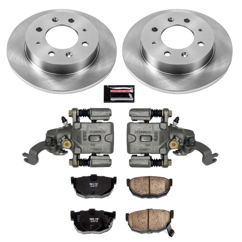 PSB Autospecialty Kit w/Cals - Power Stop 04-09 Kia Spectra Rear Autospecialty Brake Kit w/Calipers