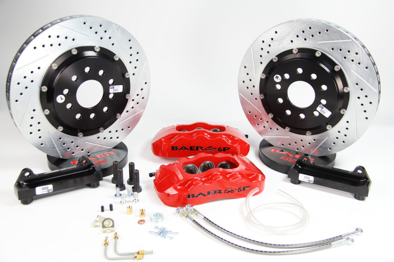 BAE Pro Brake Kits - Baer Brakes 84-87 Chevrolet Corvette 13in Pro+ Rear SDZ Brake Kit - Silver