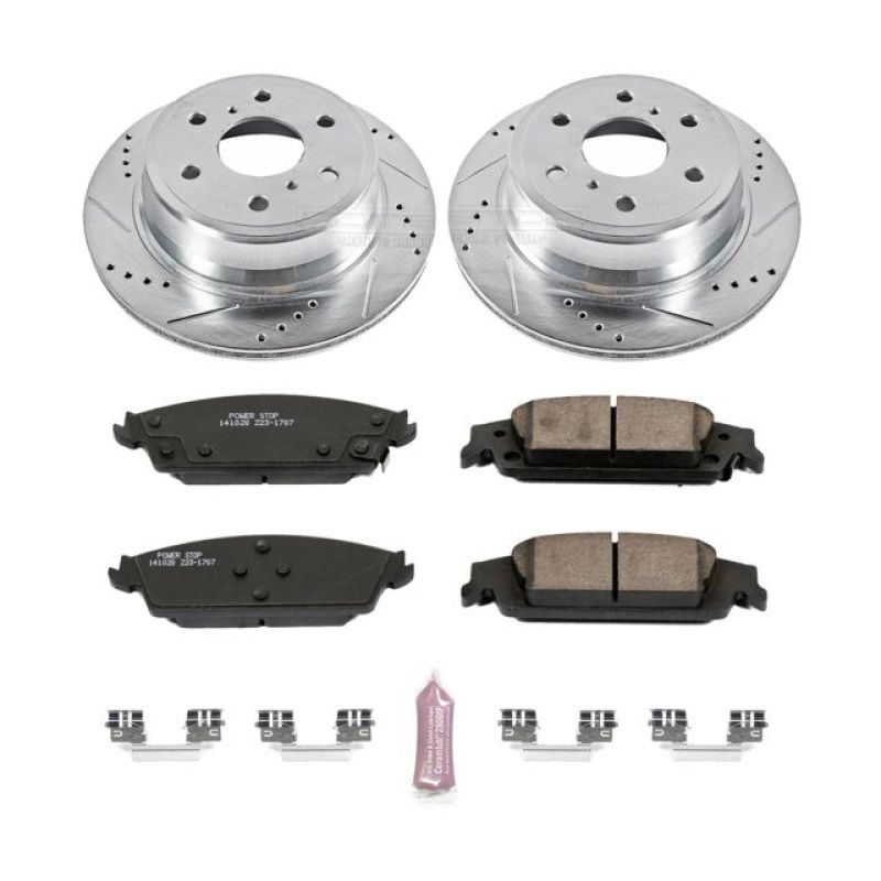 PSB Z23 Evolution Kit - Power Stop 15-19 Cadillac Escalade Rear Z23 Evolution Sport Brake Kit