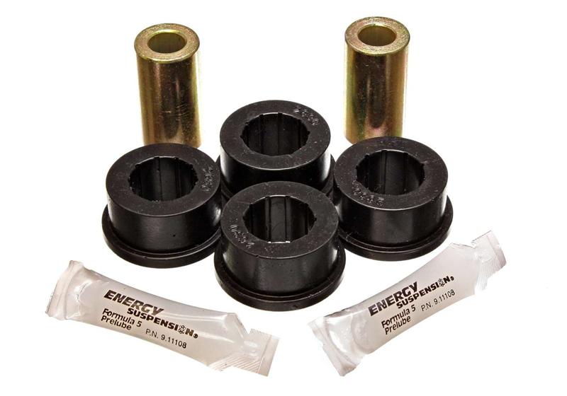 ES Track Arm Bushings - Black - Energy Suspension 05-13 Ford Mustang Black Rear Track Arm Bushing Set