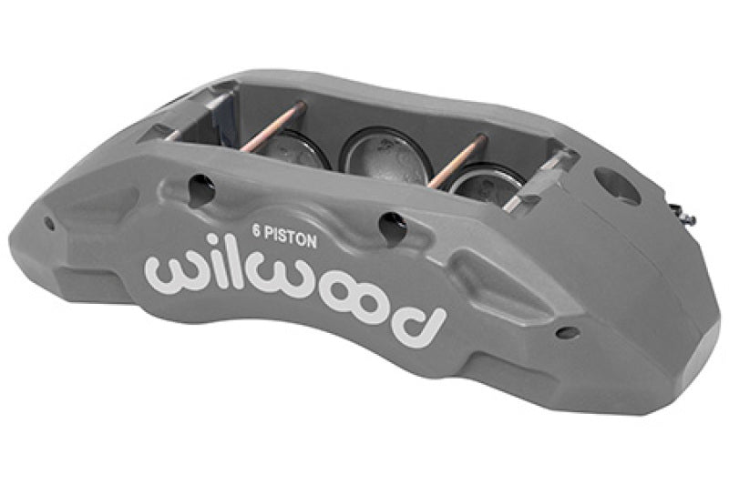 WIL TX6R Caliper - Wilwood Caliper-TX6R- R/H - Clear 1.62/1.38/1.38in Pistons 1.38in Disc