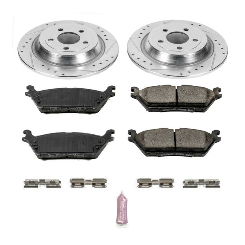 PSB Z23 Evolution Kit - Power Stop 15-17 Ford F-150 Rear Z23 Evolution Sport Brake Kit