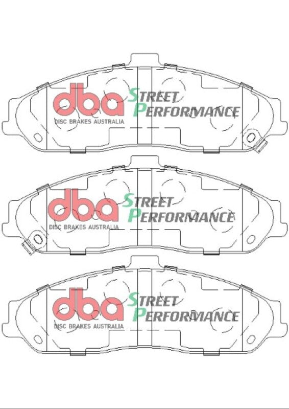 DBA SP500 Brake Pads - DBA 97-06 Corvette (Incl C5 Z06) SP500 Front Brake Pads