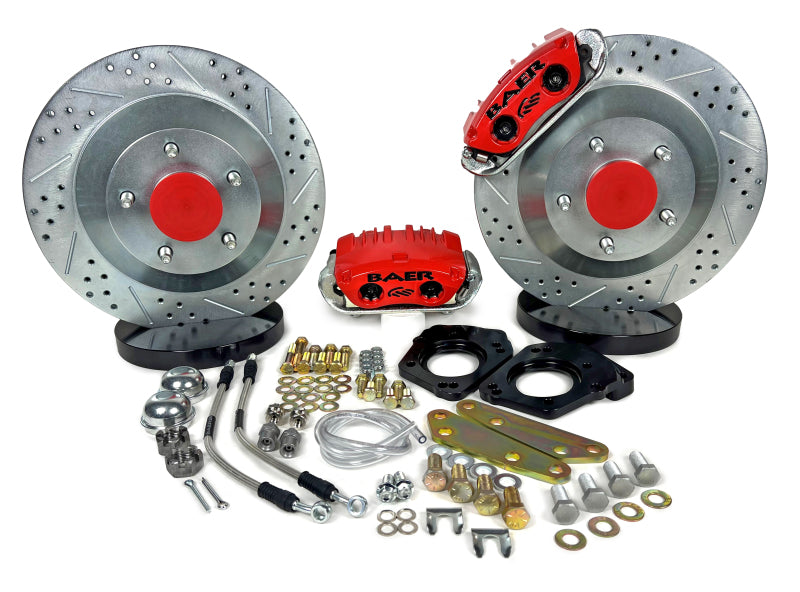 BAE Classic Series Brake Kits - Baer Brakes 65-69 Ford Mustang/62-69 Fairlane 13in Classic Series Front Brake Kit