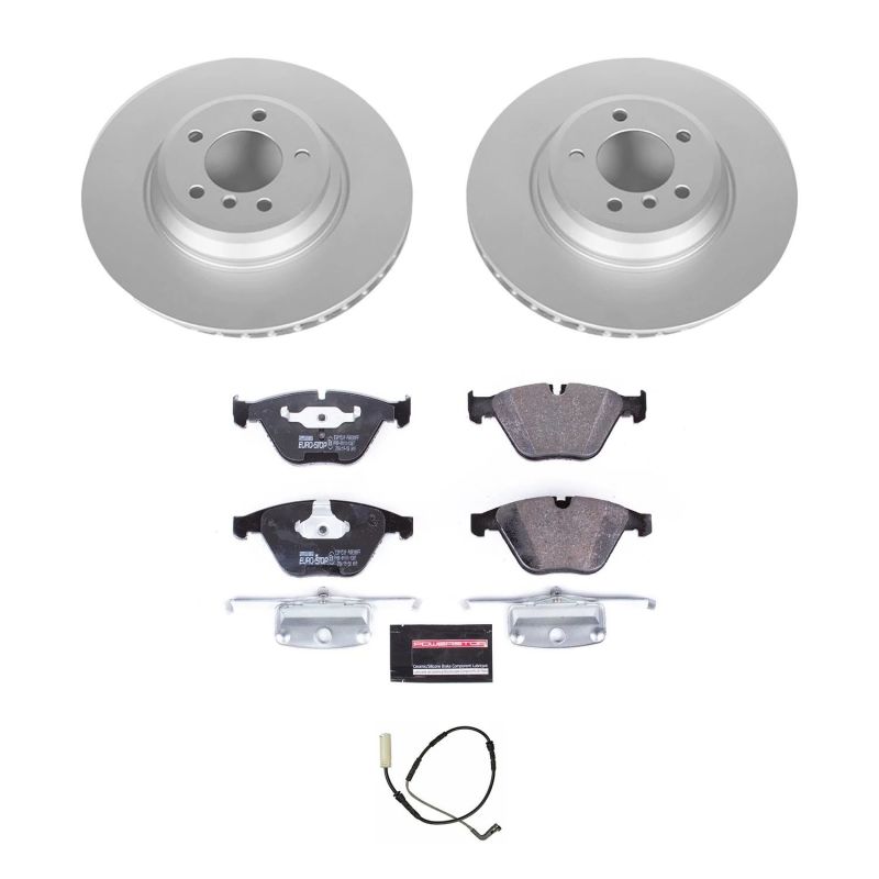 PSB Euro-Stop Kit - Power Stop 2009 BMW 335d Front Euro-Stop Brake Kit