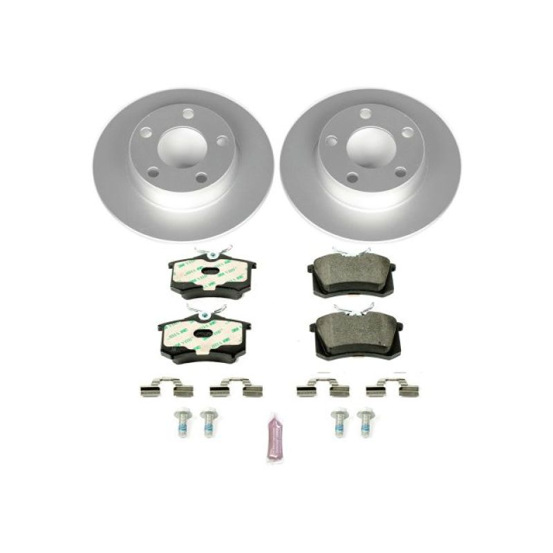 PSB Euro-Stop Kit - Power Stop 98-04 Audi A6 Quattro Rear Euro-Stop Brake Kit