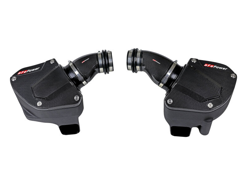 AFE Black Series Stage-2 Carbon Fiber Cold Air Intakes - aFe Momentum Black Series Carbon Fiber Pro 5R Air Intake System BMW M5 (F90) 18-19